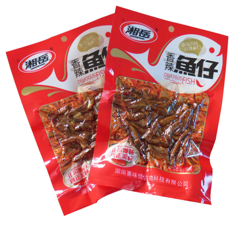 山姆超市代购湘岳50g小鱼儿湖南特产香辣小鱼仔小鱼干麻辣毛毛鱼