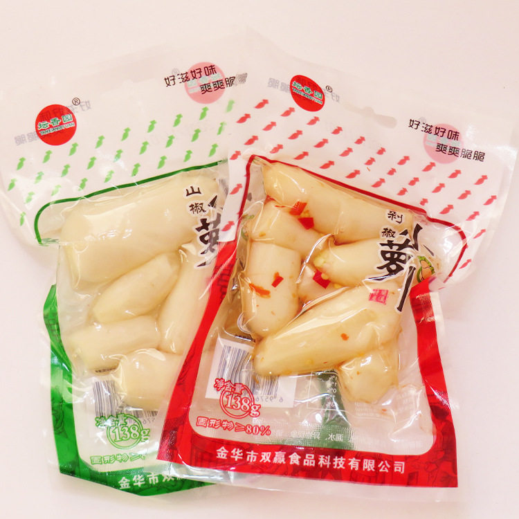 山姆超市代购兰溪特产泡山椒小萝卜138g 香脆腌菜酸辣泡菜下饭菜