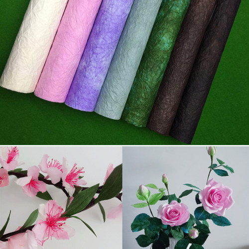 浮染纸手工纸花材料diy