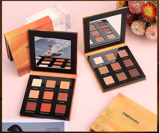 【官方正品】泰国TREECHADA璀璨星辰九色眼影盘 均匀显色细腻珠光