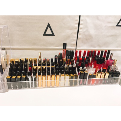 亚克力口红收纳盒透明梯形唇釉整理盒唇膏收纳架化妆品收纳整理盒