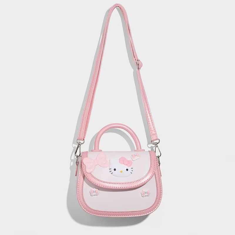 卡通KT猫儿童包包女可爱马鞍包
