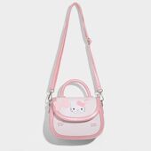 卡通KT猫儿童包包女可爱马鞍包2025新款 日系饼干包手提单肩斜挎包