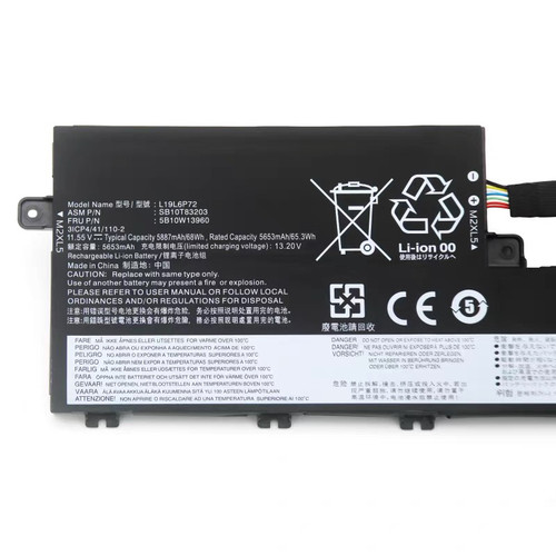 Gen123代L19C6P72笔记本电池