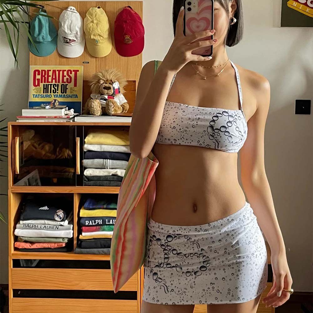 短裙分体泳衣Roomservice抹胸