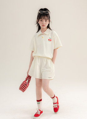 女童夏装套装儿童洋气时髦两件套