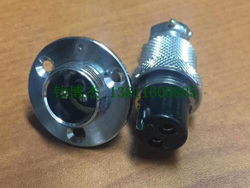 台湾航空插头连接器PLK-164-R+PAPEX  2P/3P/4P/5P法兰盘