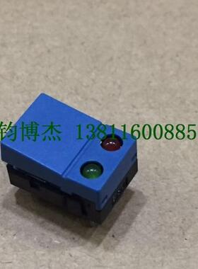 欧姆龙原装正品按键开关 蓝色红绿双灯轻触开关B3J-6400
