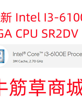 Intel I3-6100E BGA CPU SR2DV 2.4GHz