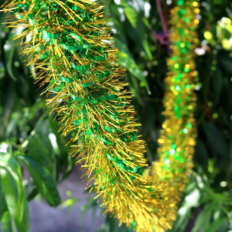 婚庆加粗结婚拉花活动晚会布置彩条拉花圣诞元旦装饰用品毛条道具