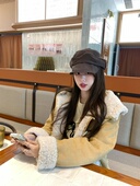 皮毛一体牛角扣麂皮外套 PINKMOON 暖暖冬日 羊羔毛保暖连帽上衣