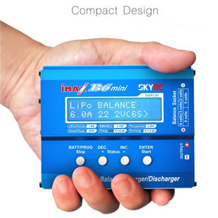航模锂电池平衡充电器1S-6S正品天空SkyRC飞科达B6/ mini/AC