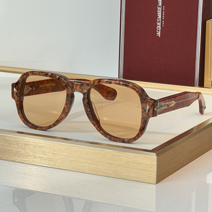 手工JACQUES RED CLOUD绿松石贵金属板材偏光太阳镜光学眼镜近视