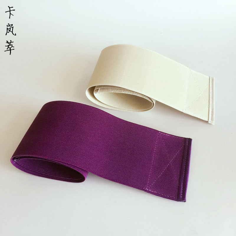 简约弹力女士宽腰封 束腰松紧腰封腰带百搭光面皮带超宽弹力10CM