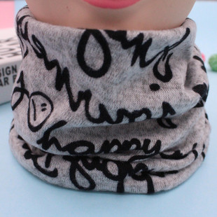 多用围脖儿童多功能脖套帽子百变套脖男童女童围脖黑灰中童大童