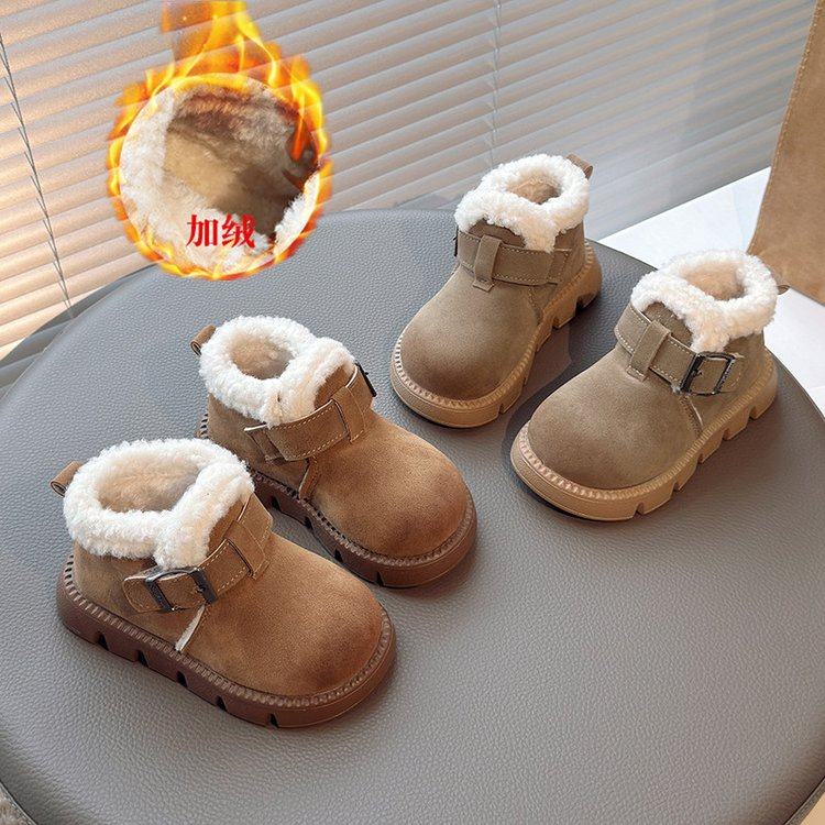 女童加绒棉靴2025冬季新款儿童勃肯靴男童保暖宝宝时尚棉鞋雪地靴,童鞋/婴儿鞋/亲子鞋,棉靴,淘宝优惠券,粉丝福利购,淘宝优惠卷