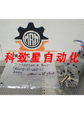 工业配件MOTRONICS 77720165-8 REV E 38302-1100-11 电机 208V 1
