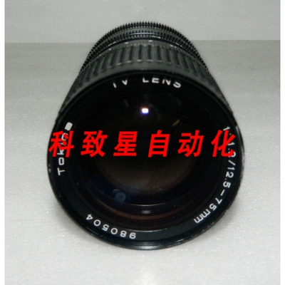 工业配件TOKINA 1:1.2/12.5-75MM 980504