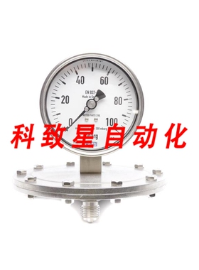 工业配件EN837-1 CL.1.6 0-100MBARG