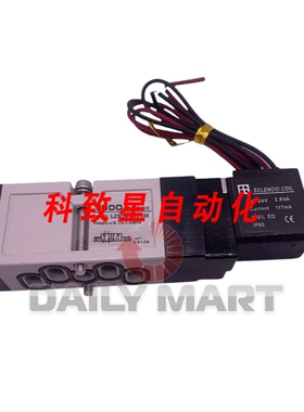 工业配件LZSOMABD300 气动热通道流量电磁阀 DC24V 2.8W