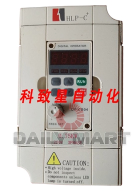工业配件HLP-C+HLPC+0D7523B 逆变器 220V 0.75KW