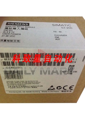 工业配件6ES7231-7PF22-0XA0 温度控制传感器模拟输入 PLC