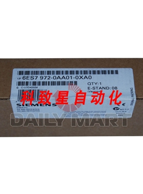 工业配件6ES7 972-0AA01-0XA0 RS485 隔离式中继模块 IP 12MB 24V