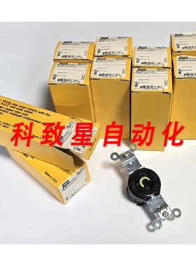 工业配件HBL4710 扭锁 15A 125V 单插座 10