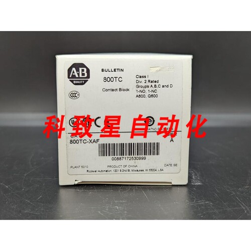 工业配件800TC-XAF 1NO 1NC CONTATTO方式