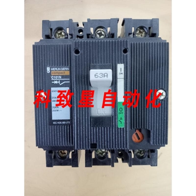 工业配件C101 N 断路器 63A 最大功率 220/690VAC 38515
