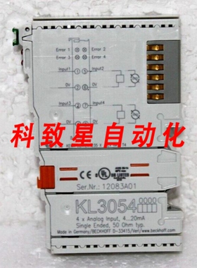 工业配件KL3054 总线端子 4 通道模拟输入电流 4 20 MA 12 位