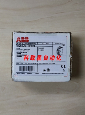 工业配件(RCCB) 2CSF202006R1400/FH202 AC-40/0.03 2极40A 230V