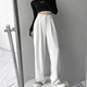 pants女士高腰阔腿长裤 Ladies 欧美跨境 wide leg high waisted