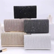 Wedding Pleated Evening Women Bag Sequin Clutch Purse