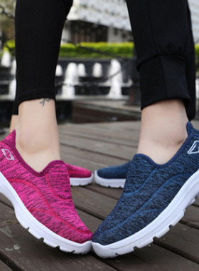 womanplus size flat Shoe Sneakers Running sports for Women女