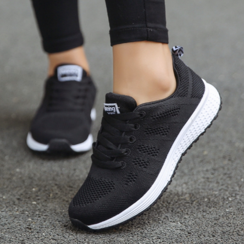 Gym Shoes Women Fashion for Walking plus size Sneakers White