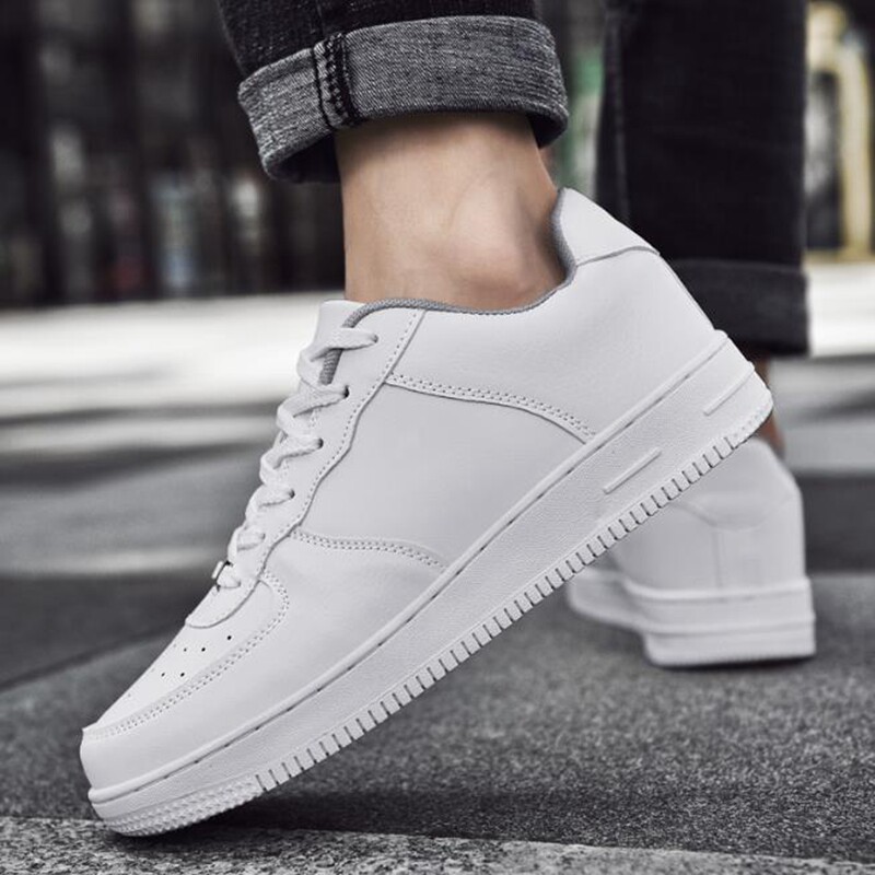 2025 white flat shoes for men sneakers sport man big size 46,流行男鞋,休闲板鞋,淘宝优惠券,粉丝福利购,淘宝优惠卷
