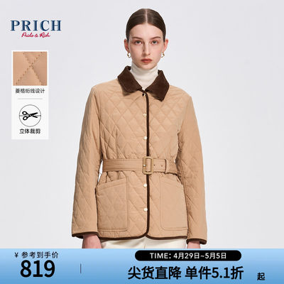 新款棉服PRICH百搭修身