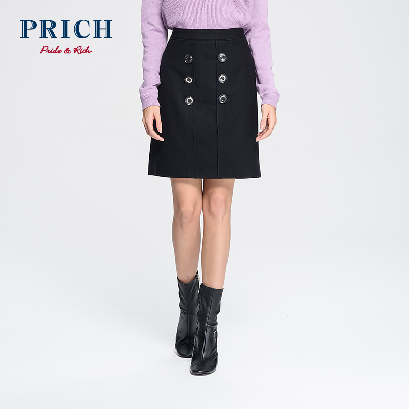 PRICHÅ®×° ÇﶬʱÉÐÐÝÏиÉÁ·Ö°³¡°ëÉíȹA×ÖȹŮ PRWH64T03M