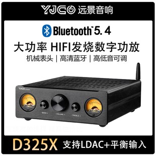 D325X大功率TPA3255双声道平衡数字直通遥控功放机 蓝牙解码LDAC