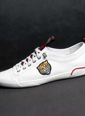 帕达索 新款男士板鞋潮流透气百搭套脚小白鞋200901 FFC