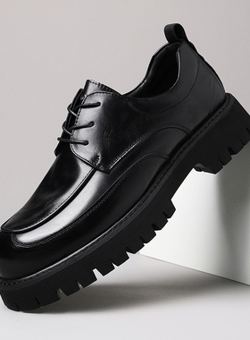 帕达索新款真皮休闲舒适男鞋高品质时尚百搭高级感商务皮鞋250903