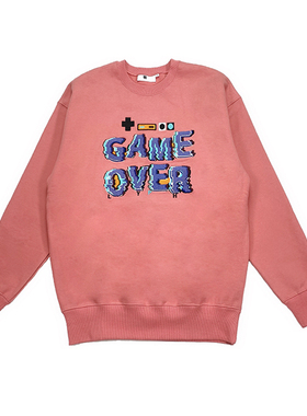 NC原创Unless系列GAME OVER刺绣卫衣