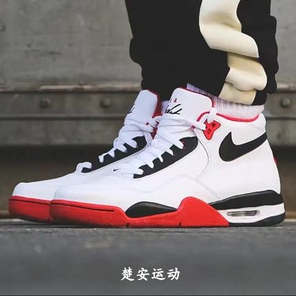 耐克 NikeFLIGHT LEGACY男子AJ4兄弟款中帮休闲篮球鞋 BQ4212-100