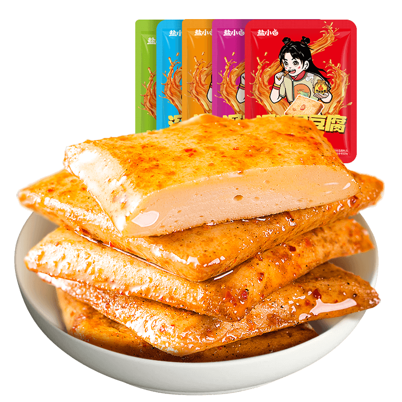 盐津铺子豆腐干解馋零食