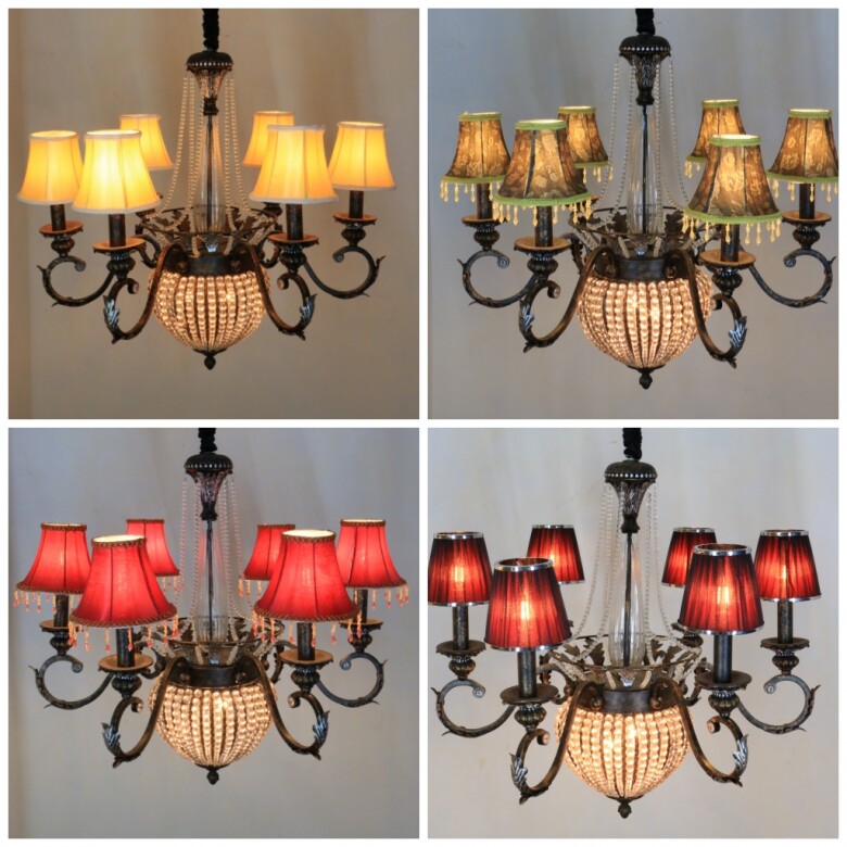 漫咖啡吊灯网咖吊灯酒吧工程灯8头led美式酒吧欧式复古铁艺吊灯