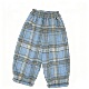 男女童绒子加厚简约韩版 潮 宽松加裤 CML小童休闲格子裤 中百搭时尚