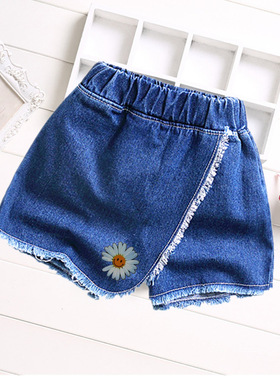 新款女童牛仔裙短裤韩版儿童夏款半身裙童装裤子