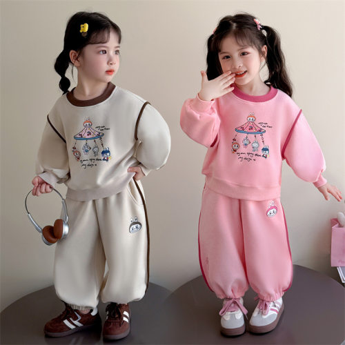 女童套装新款秋季洋气时髦女宝宝