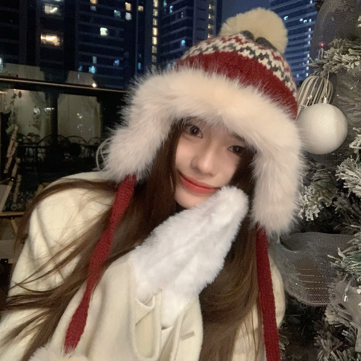 费尔岛风毛绒雷锋帽女冬季东北防寒加厚保暖护耳针织毛球毛线帽子,服饰配件/皮带/帽子/围巾,帽子,淘宝优惠券,粉丝福利购,淘宝优惠卷